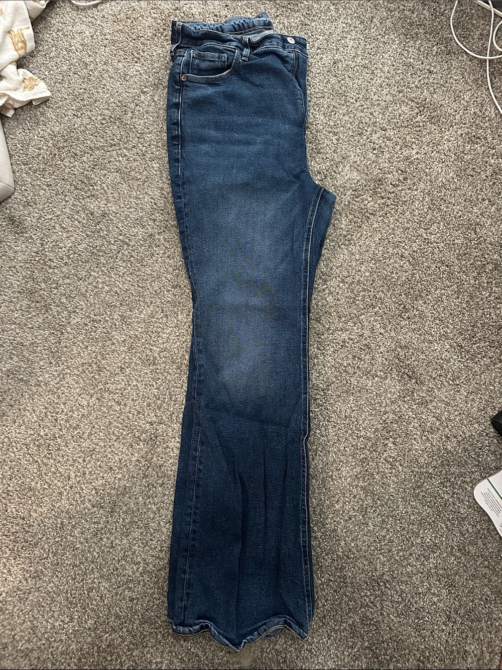Old Navy Dark Blue Flare Jeans